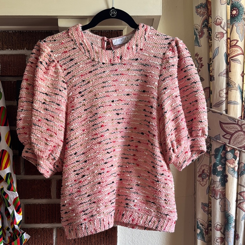 Hunter Bell Pink Speckled Sweater